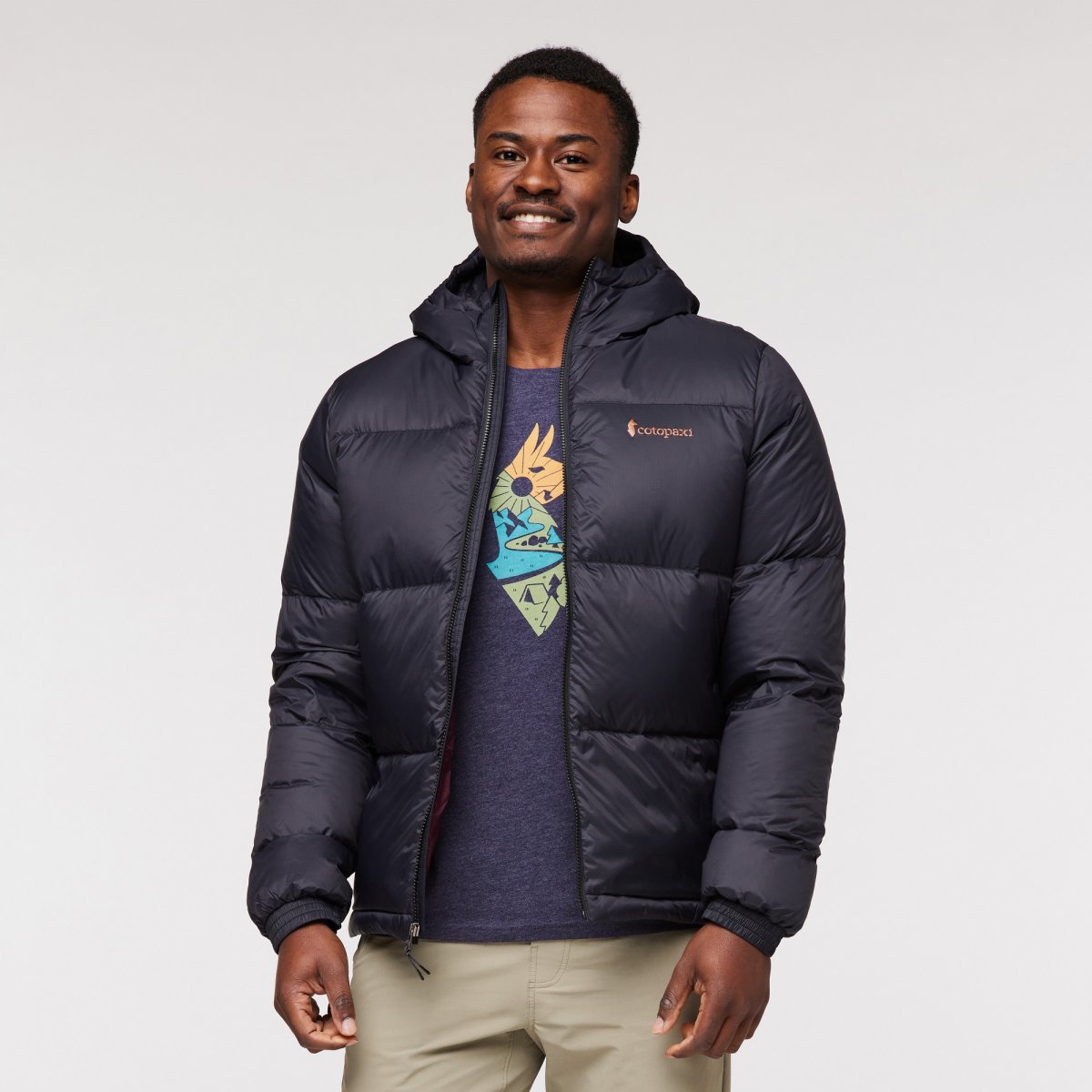 Solazo Hooded Down Jacket Man