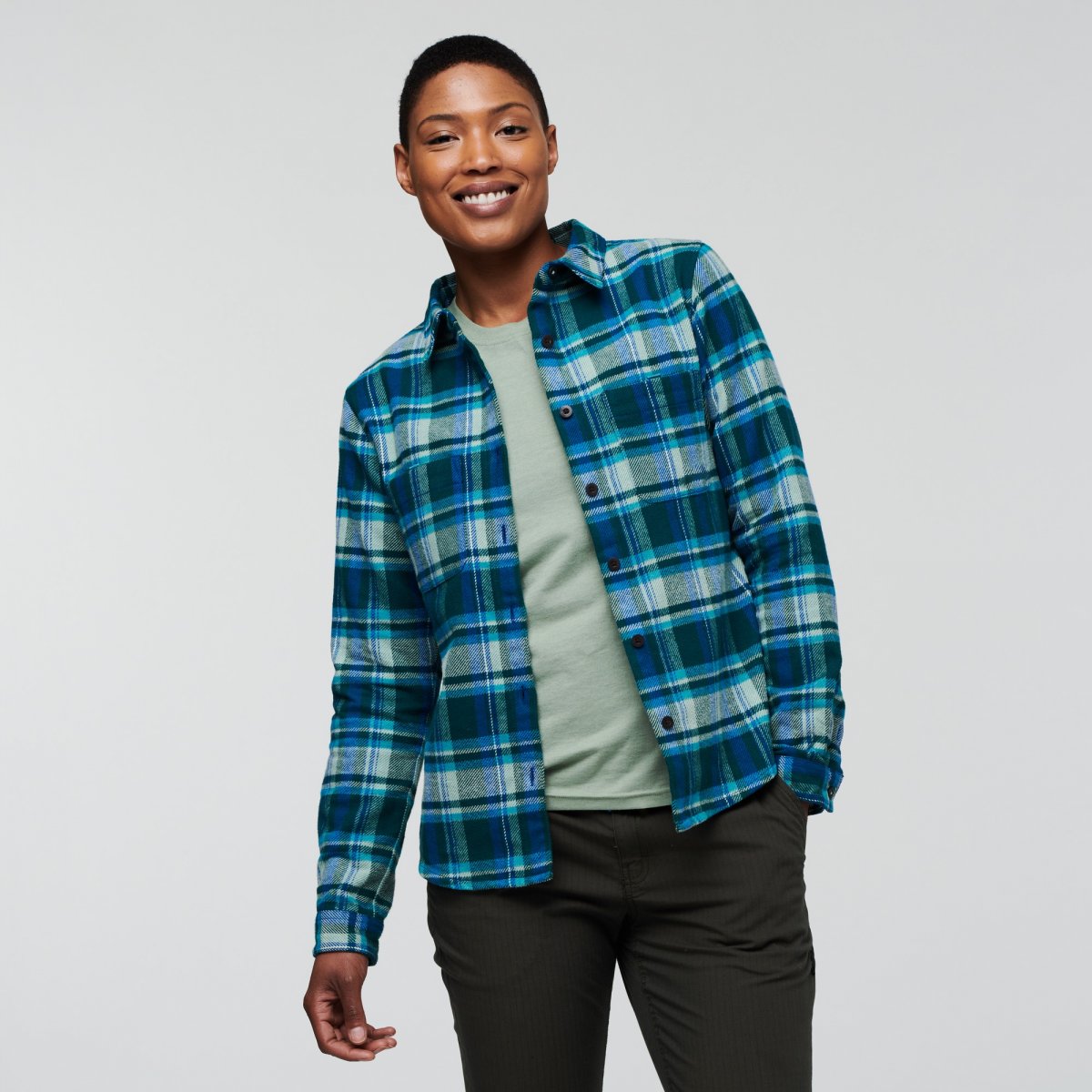 Mero Organic Flannel Shirt Woman