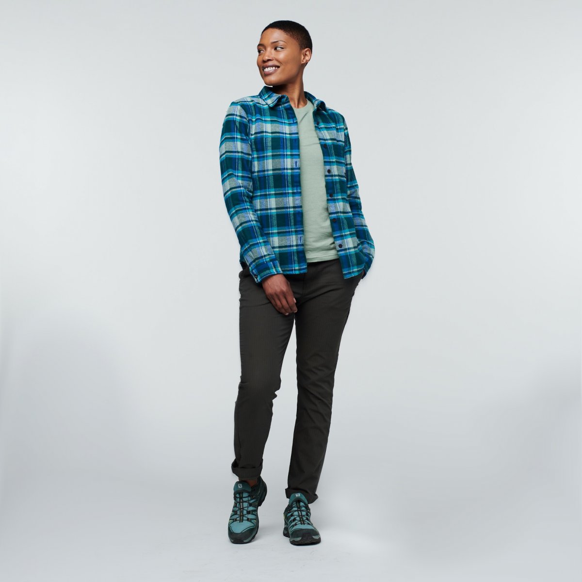 Mero Organic Flannel Shirt Woman