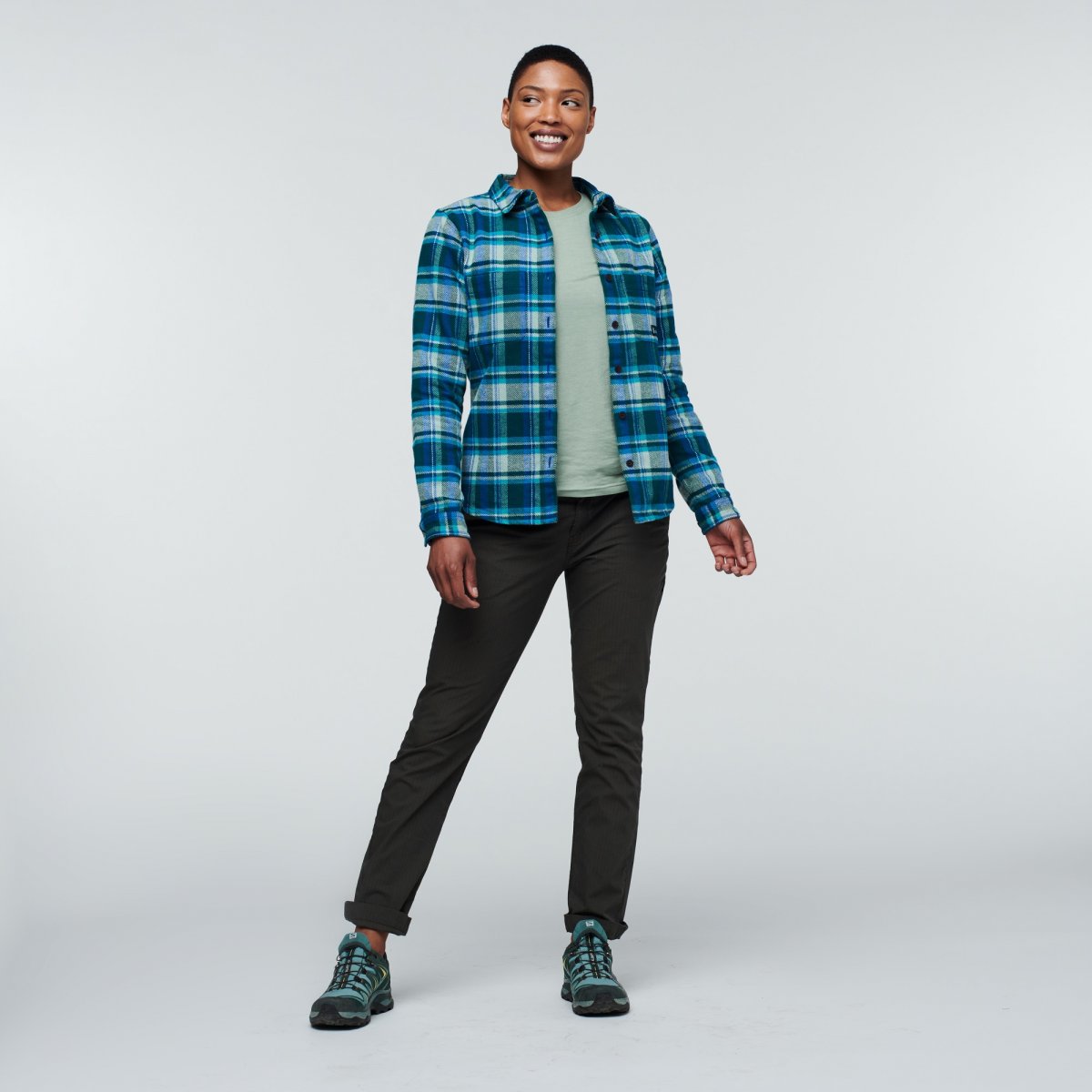Mero Organic Flannel Shirt Woman