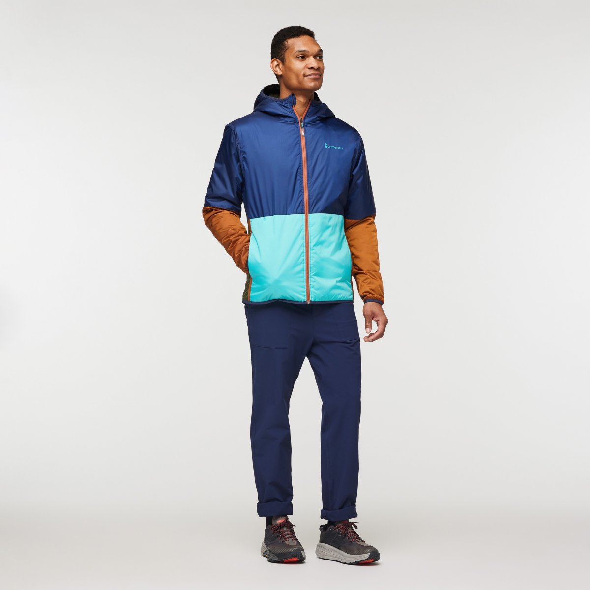 Teca Calido Hooded Jacket Print Man