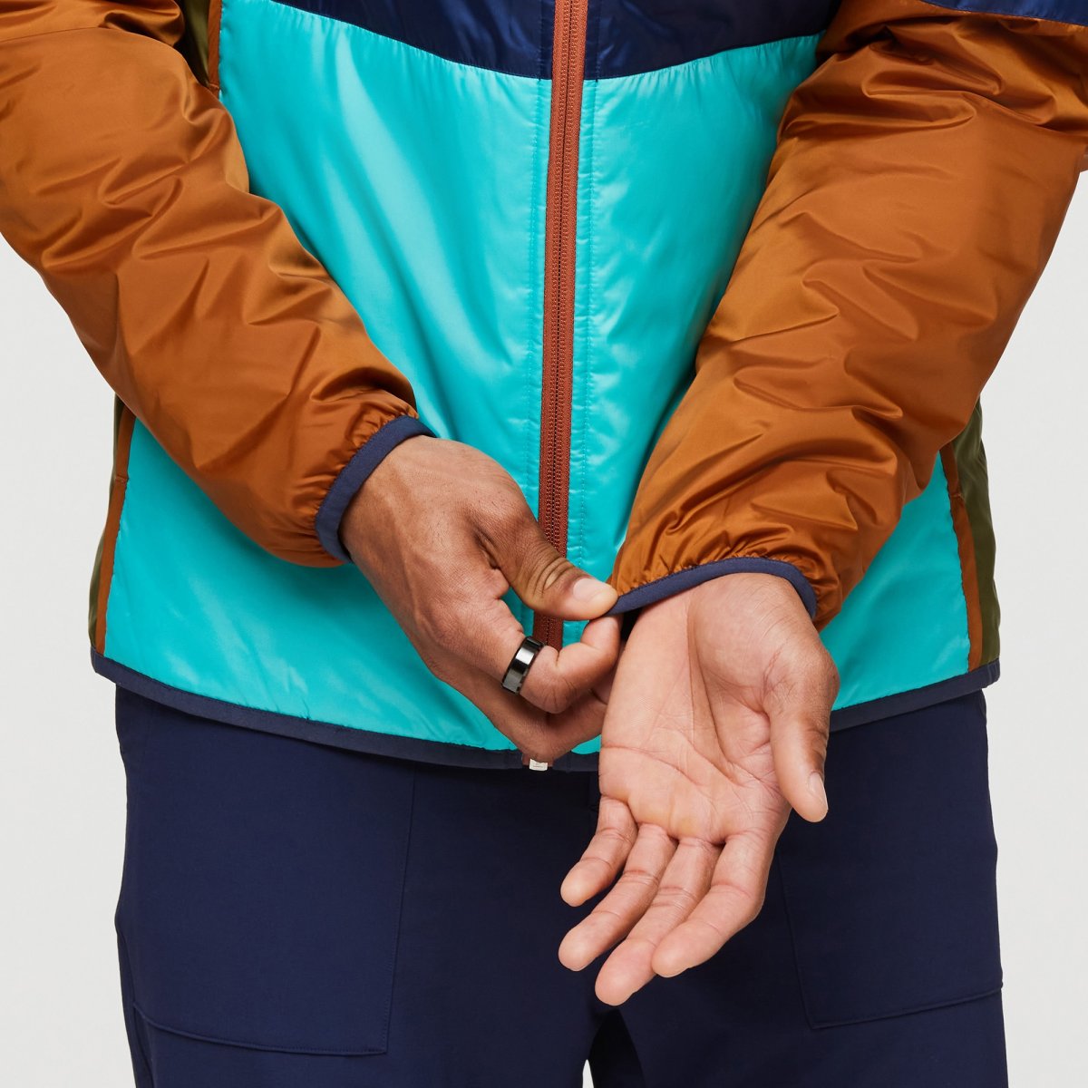 Teca Calido Hooded Jacket Print Man