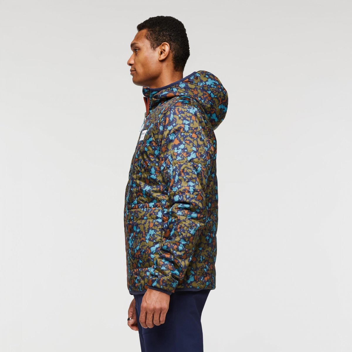 Teca Calido Hooded Jacket Print Man