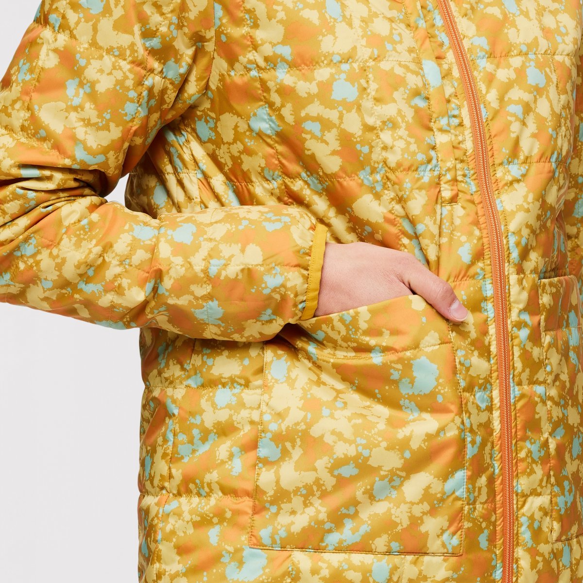 Teca Calido Hooded Jacket Print Woman