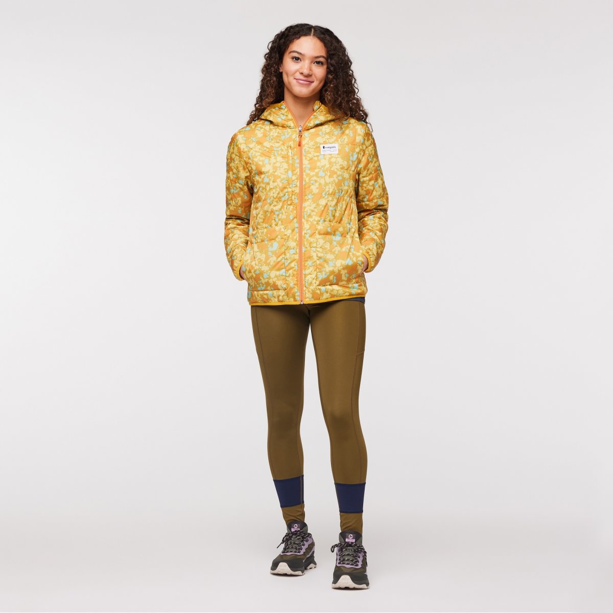 Teca Calido Hooded Jacket Print Woman