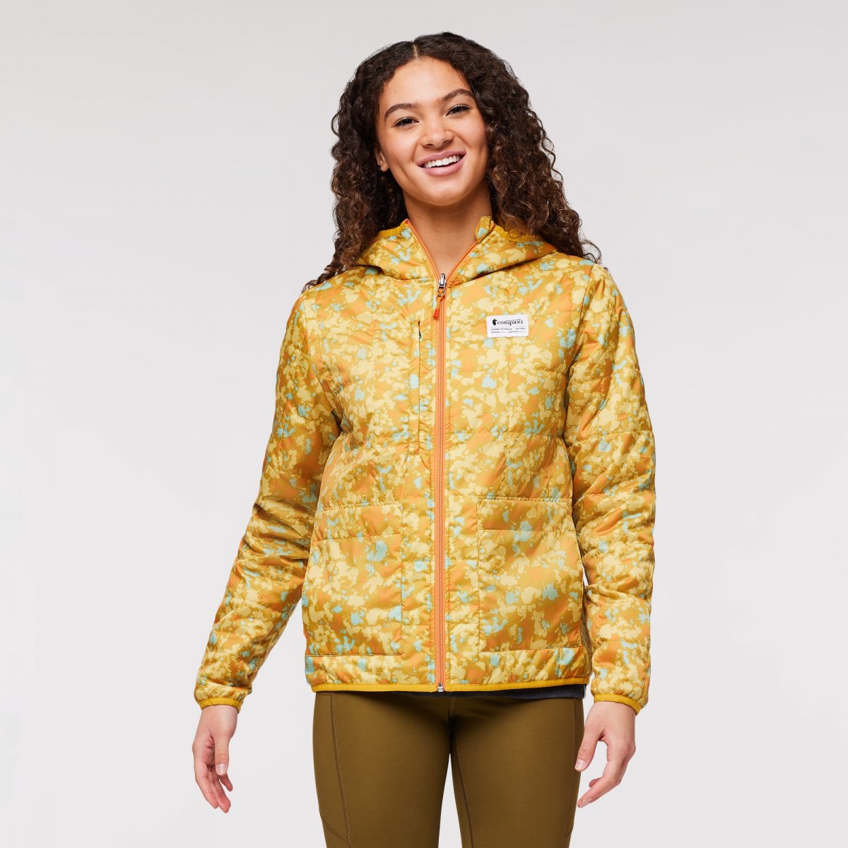 Teca Calido Hooded Jacket Print Woman