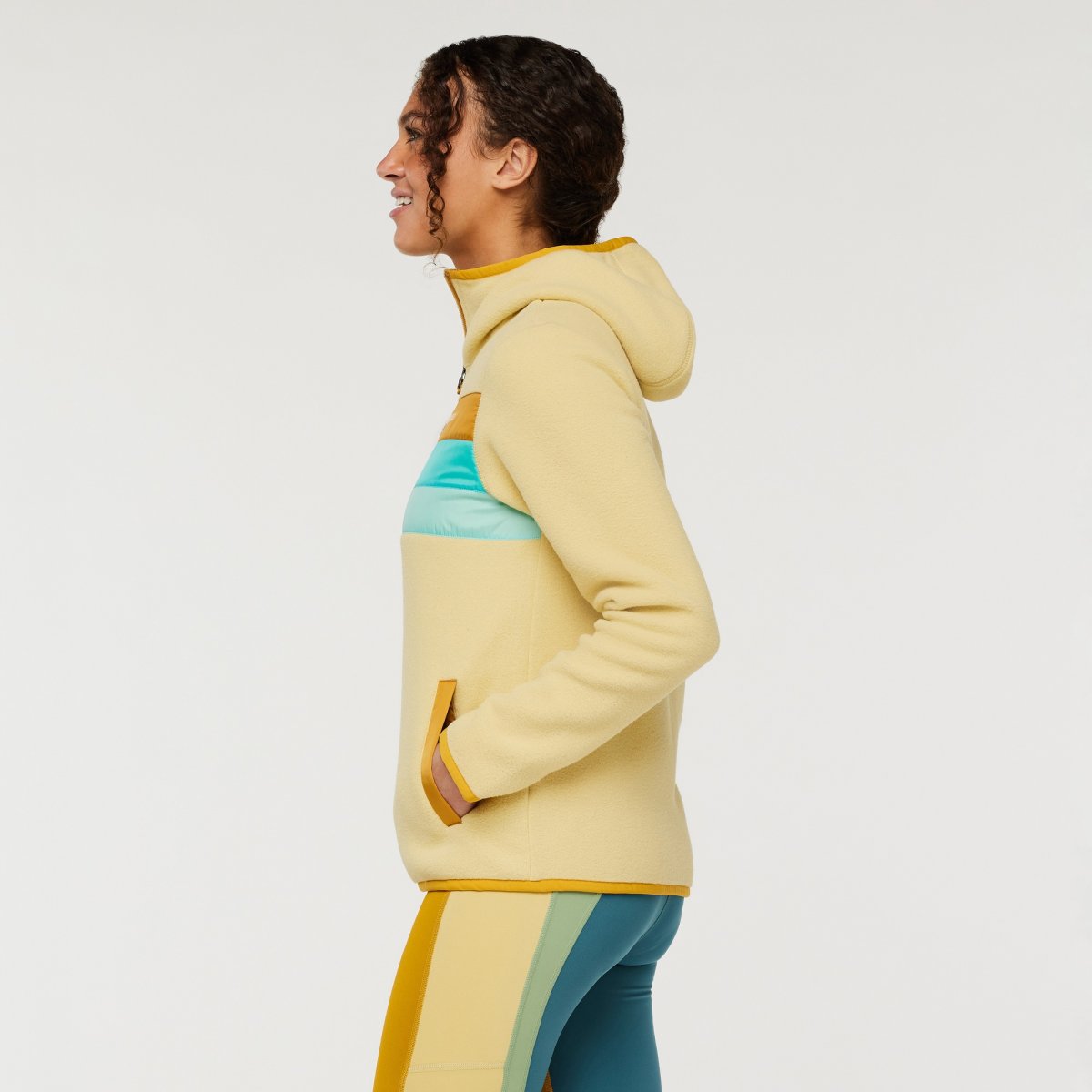 Teca Fleece Hooded Full-Zip Jacket Woman