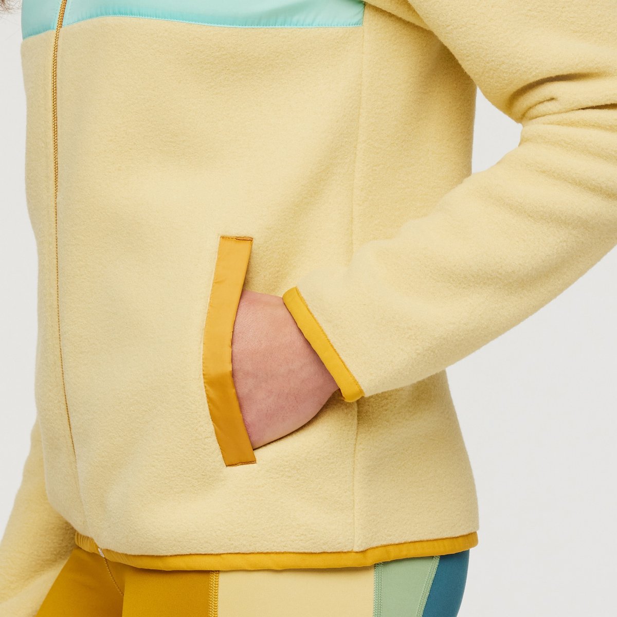 Teca Fleece Hooded Full-Zip Jacket Woman