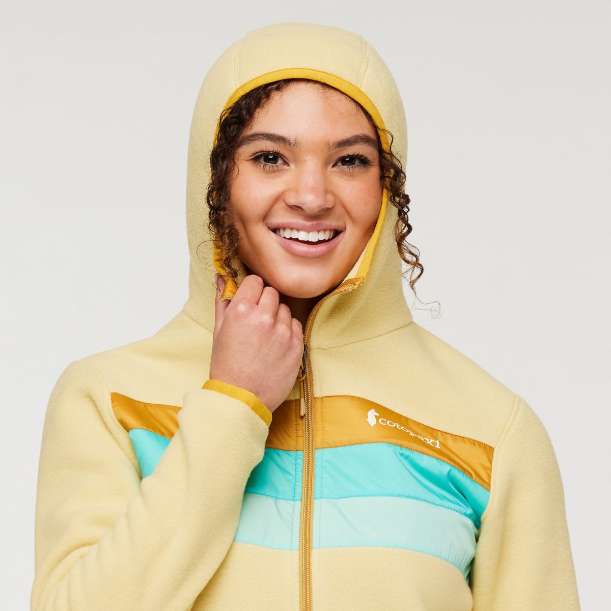 Teca Fleece Hooded Full-Zip Jacket Woman