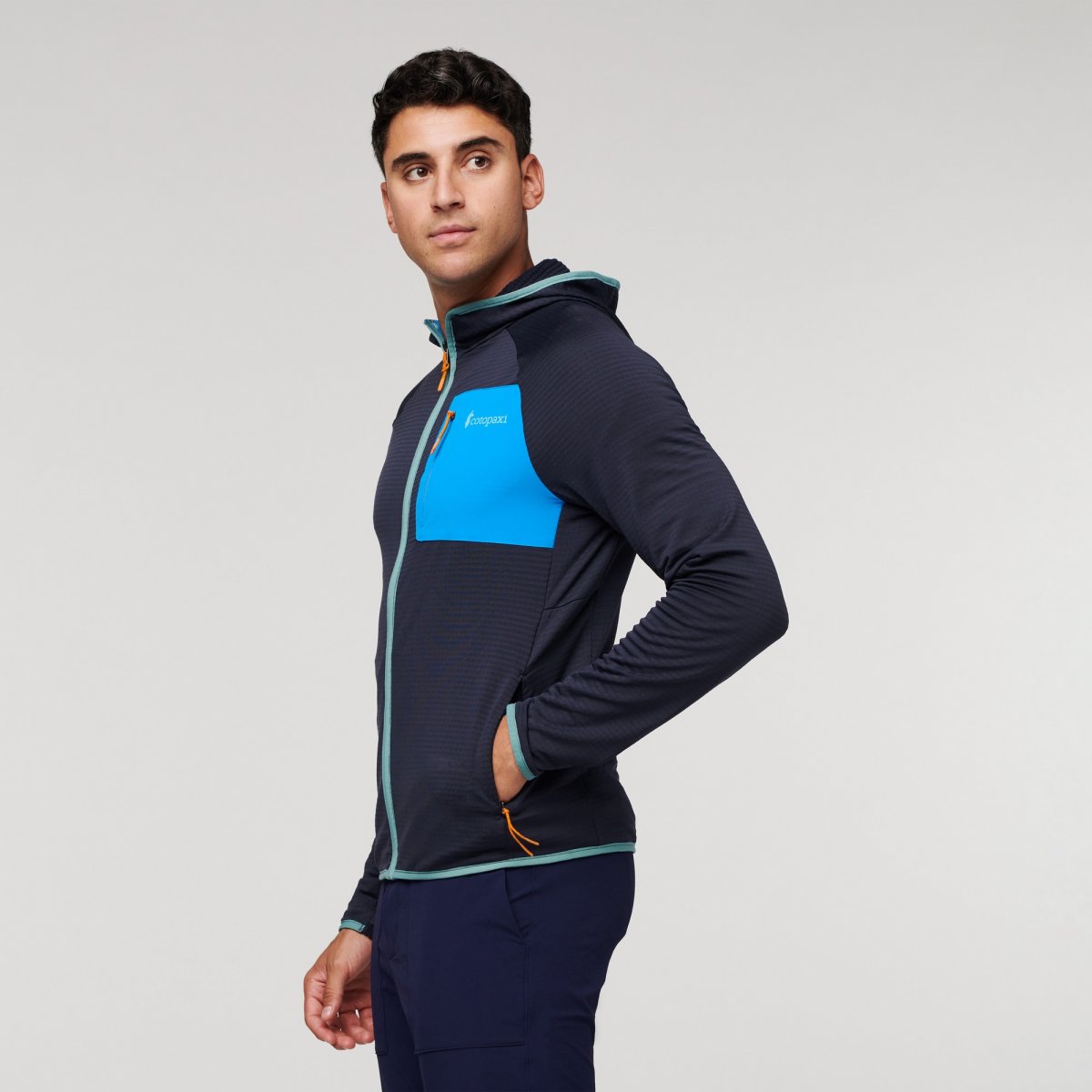 Otero Fleece Full-Zip Hooded Jacket Man