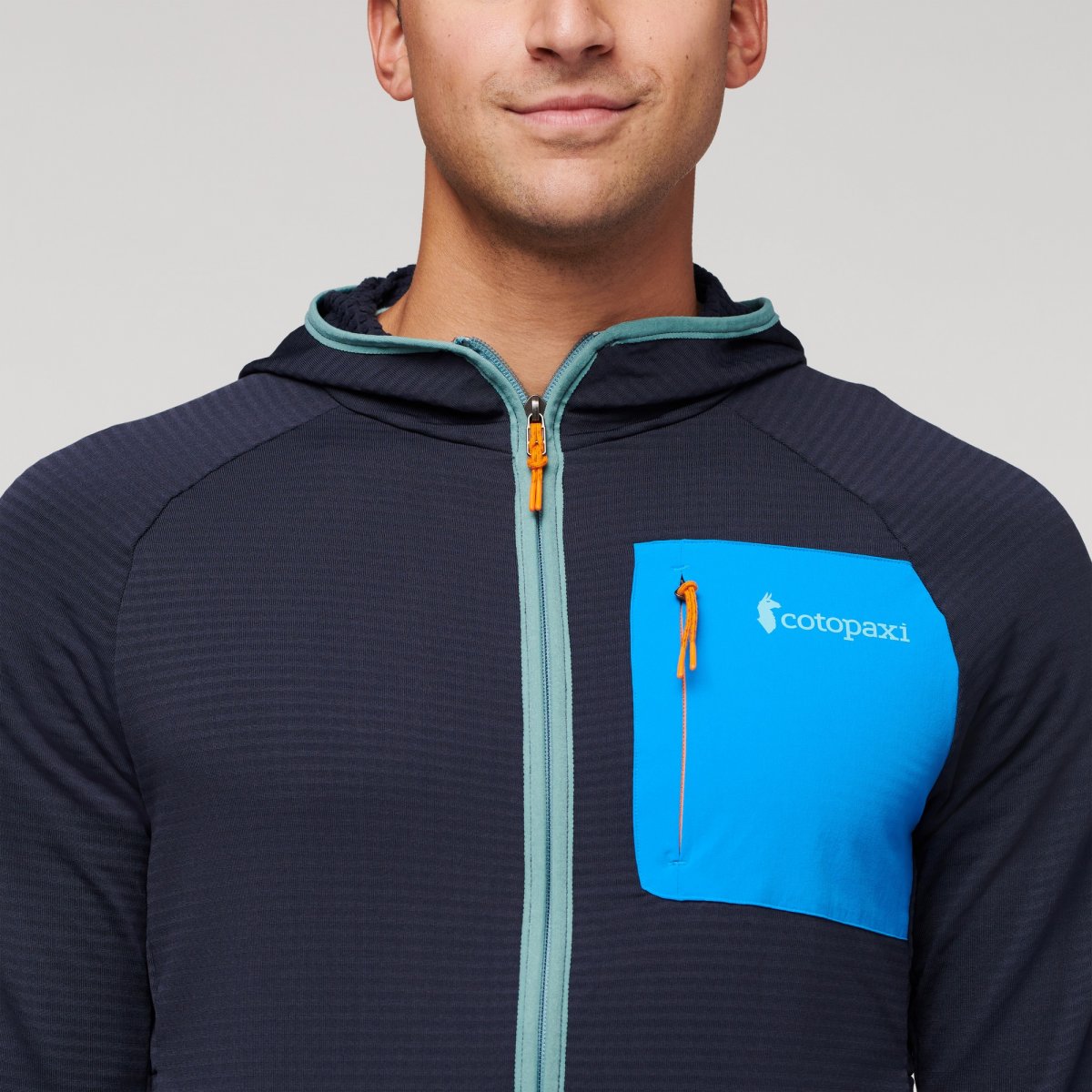 Otero Fleece Full-Zip Hooded Jacket Man