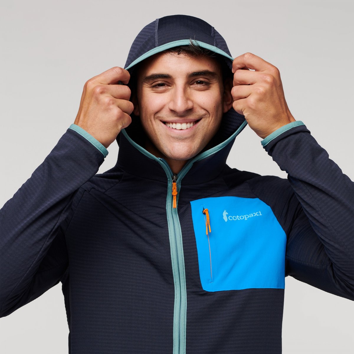 Otero Fleece Full-Zip Hooded Jacket Man