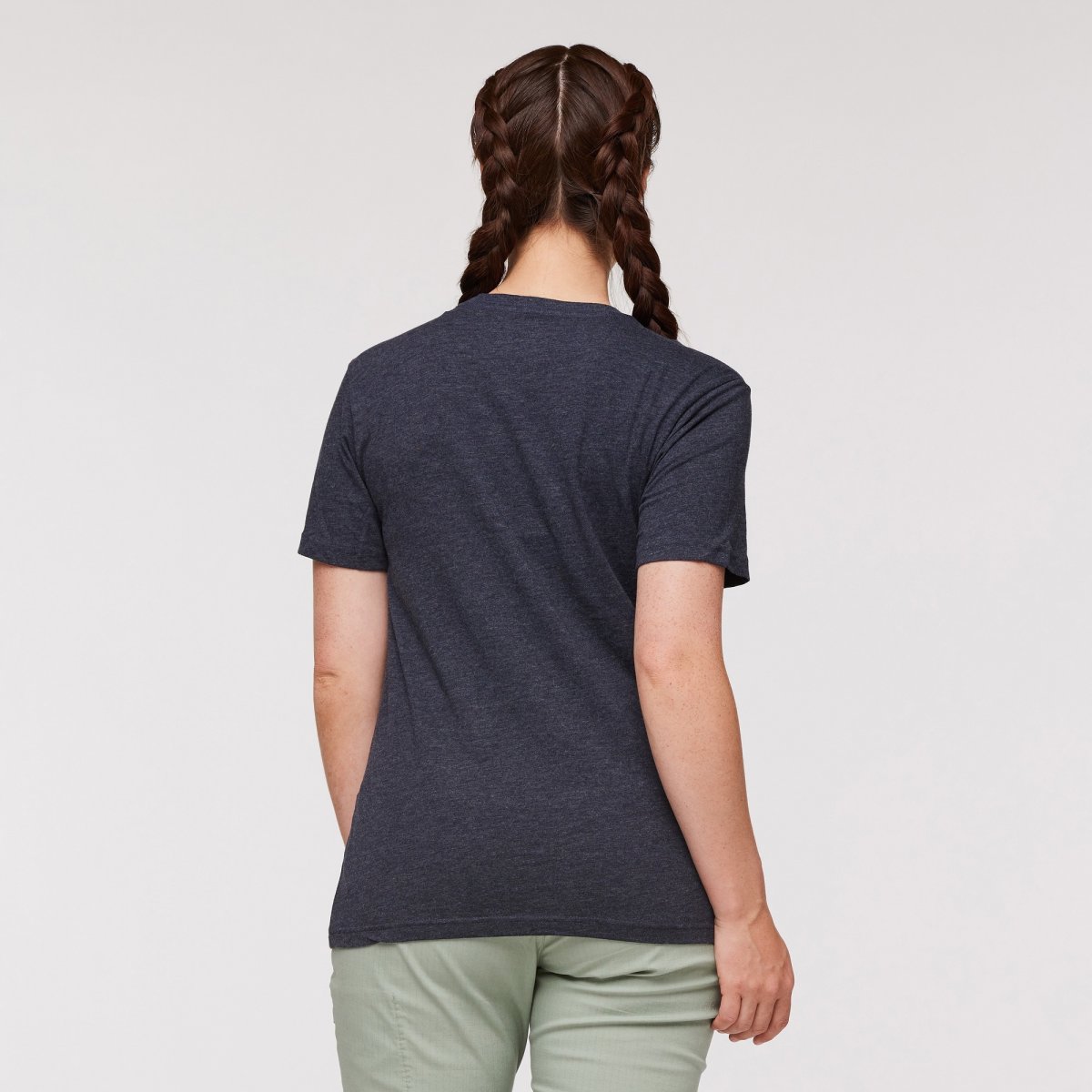 Llama Stripes Organic T-Shirt Woman