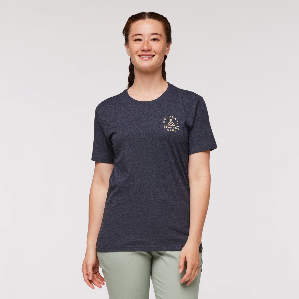Llama Map Organic T-Shirt Woman