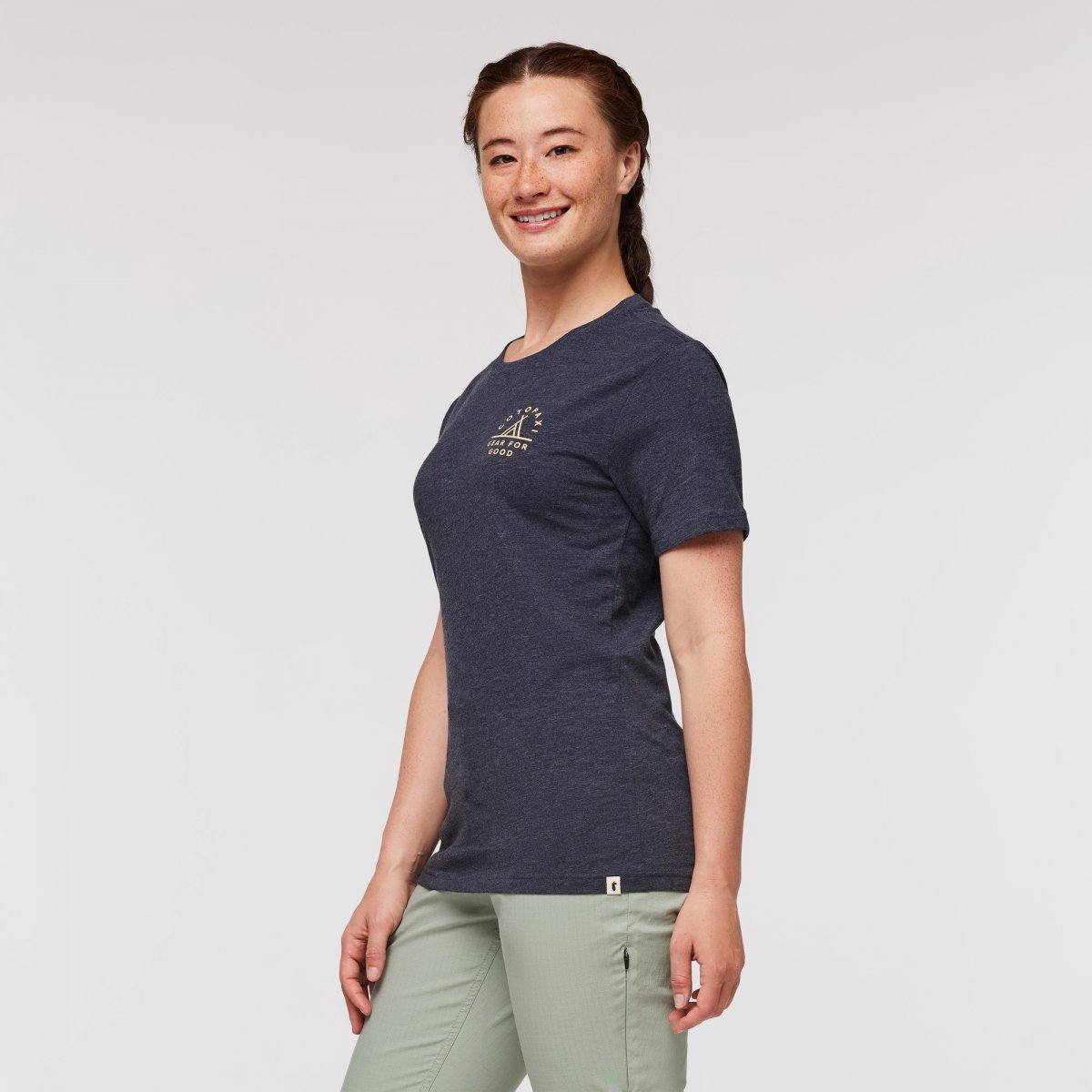 Llama Map Organic T-Shirt Woman