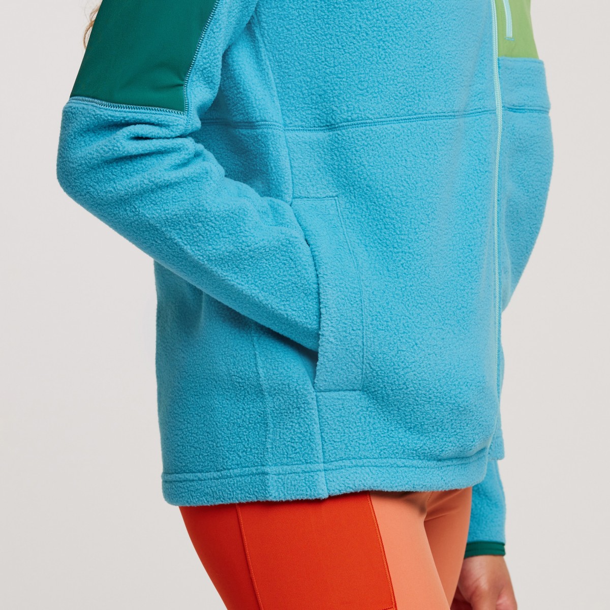 Abrazo Hooded Full-Zip Fleece Jacket Woman