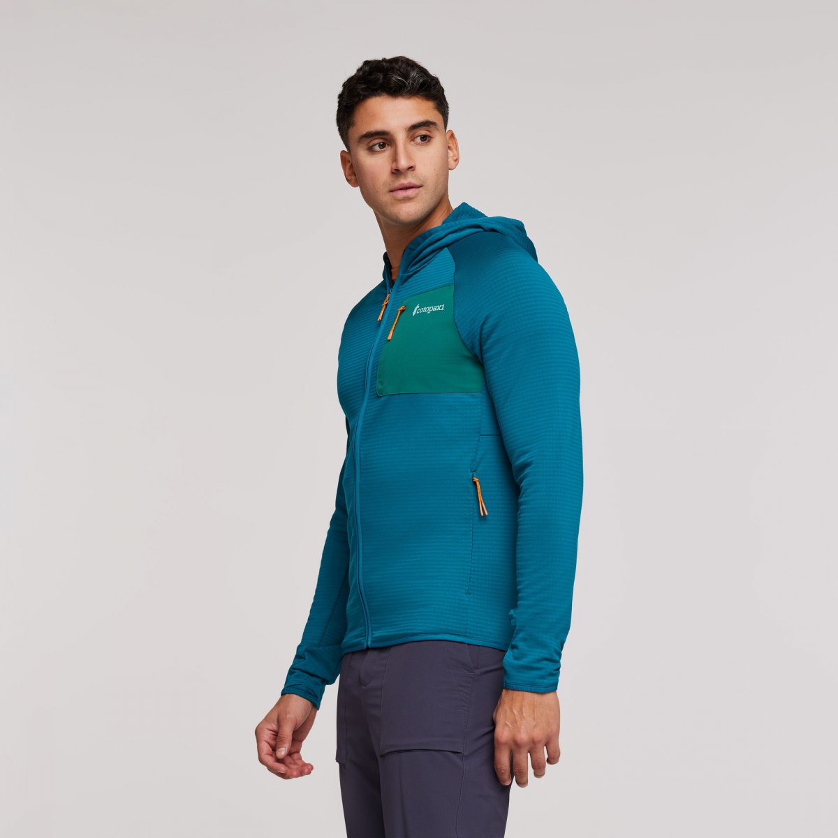 Otero Fleece Full-Zip Hooded Jacket Man