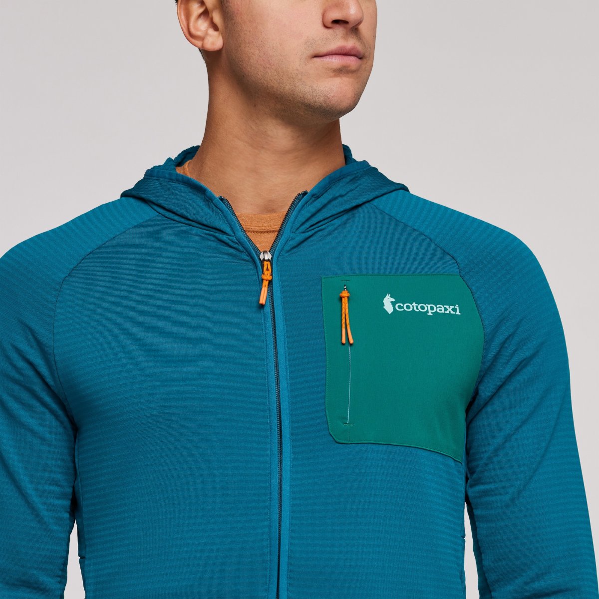 Otero Fleece Full-Zip Hooded Jacket Man