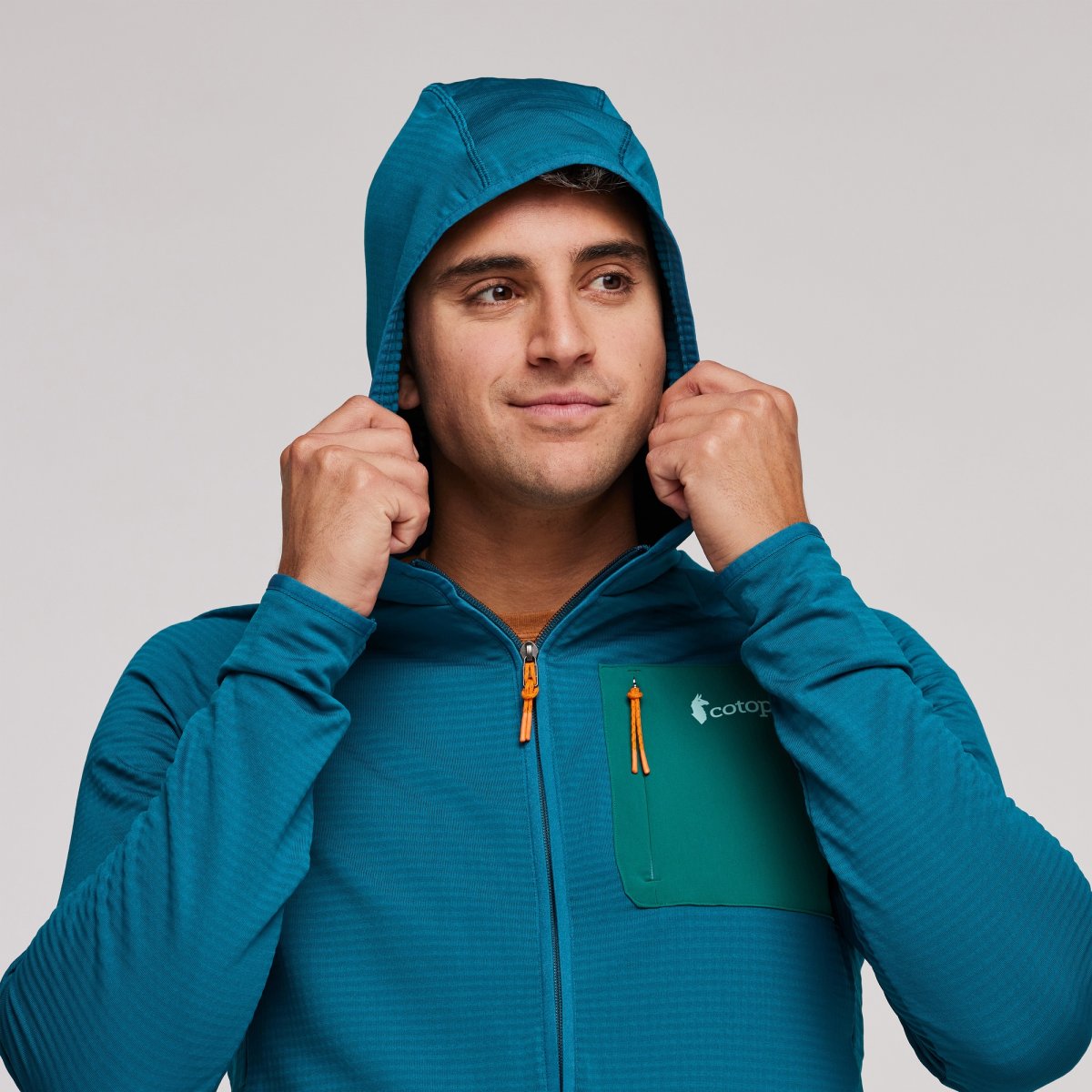 Otero Fleece Full-Zip Hooded Jacket Man
