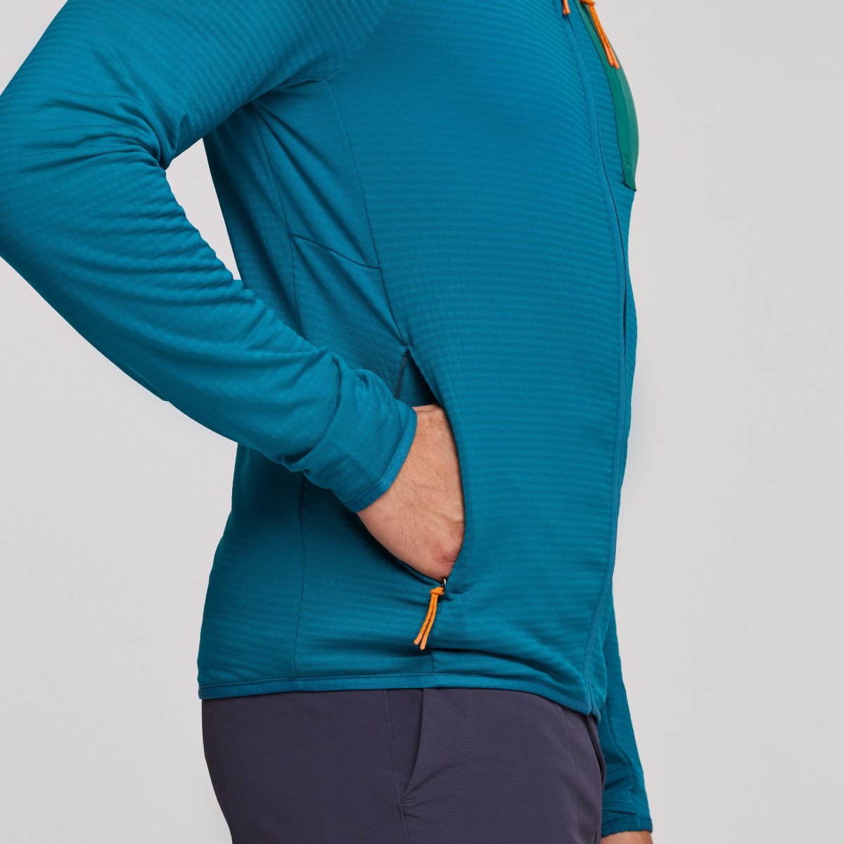 Otero Fleece Full-Zip Hooded Jacket Man
