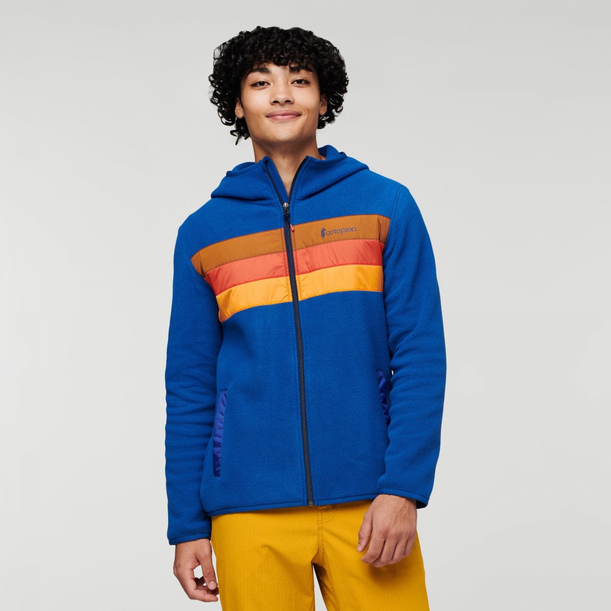 Teca Fleece Hooded Full-Zip Jacket Man