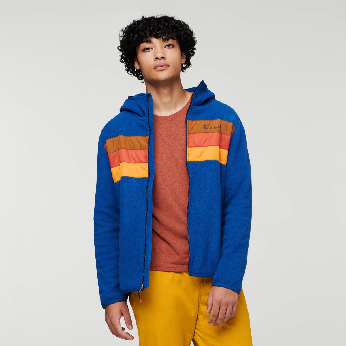 Teca Fleece Hooded Full-Zip Jacket Man