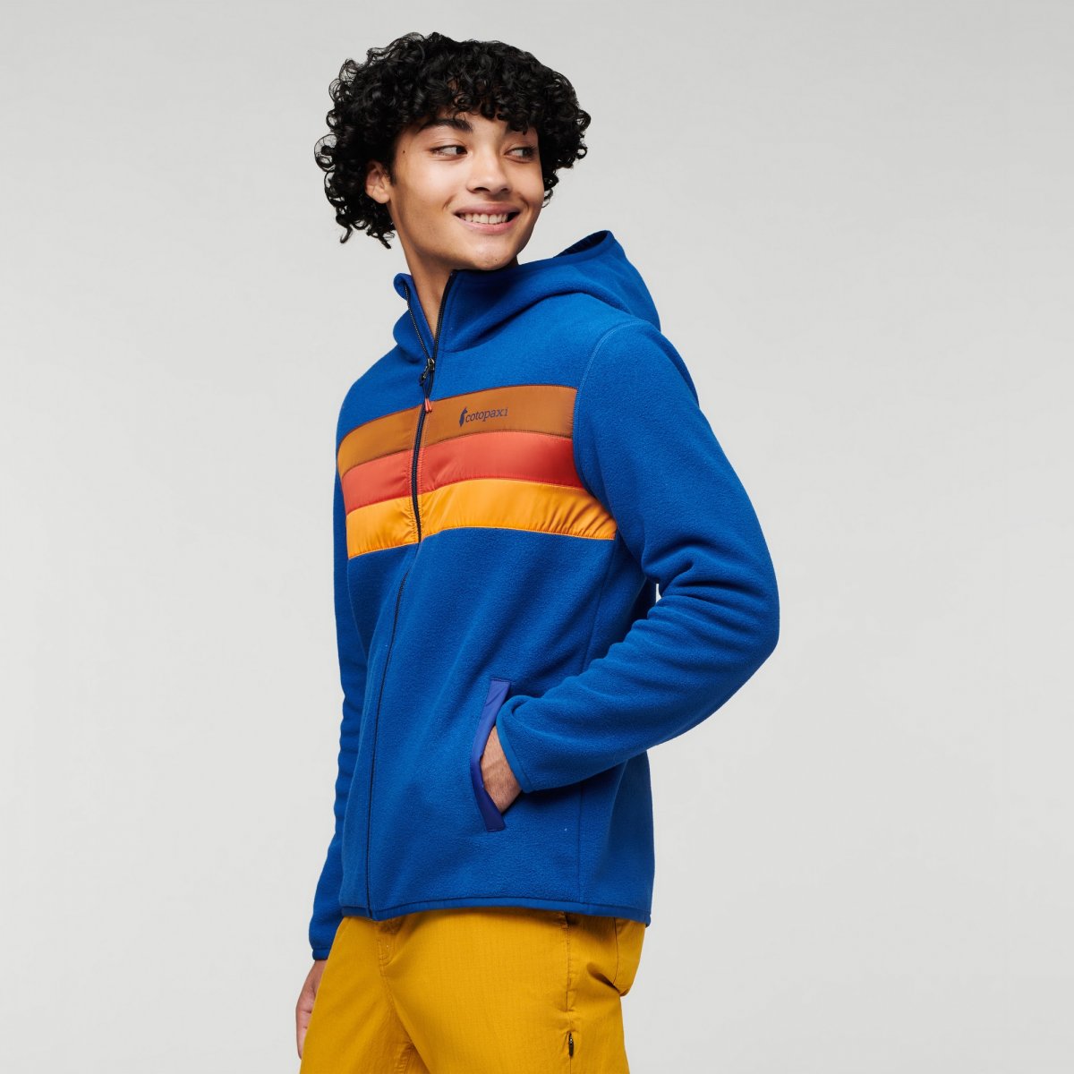 Teca Fleece Hooded Full-Zip Jacket Man