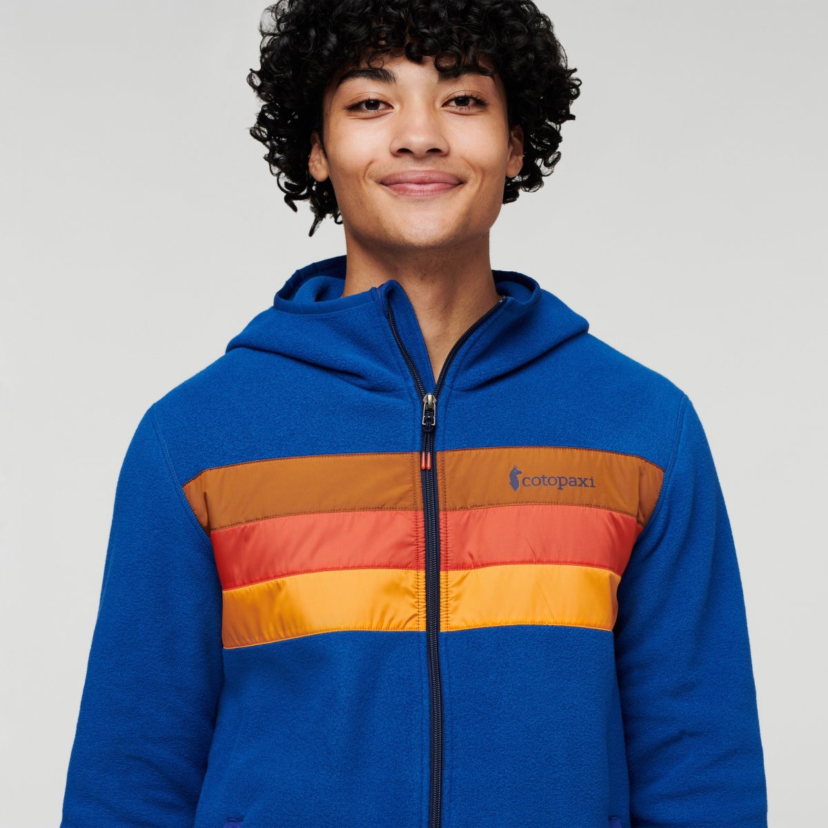 Teca Fleece Hooded Full-Zip Jacket Man