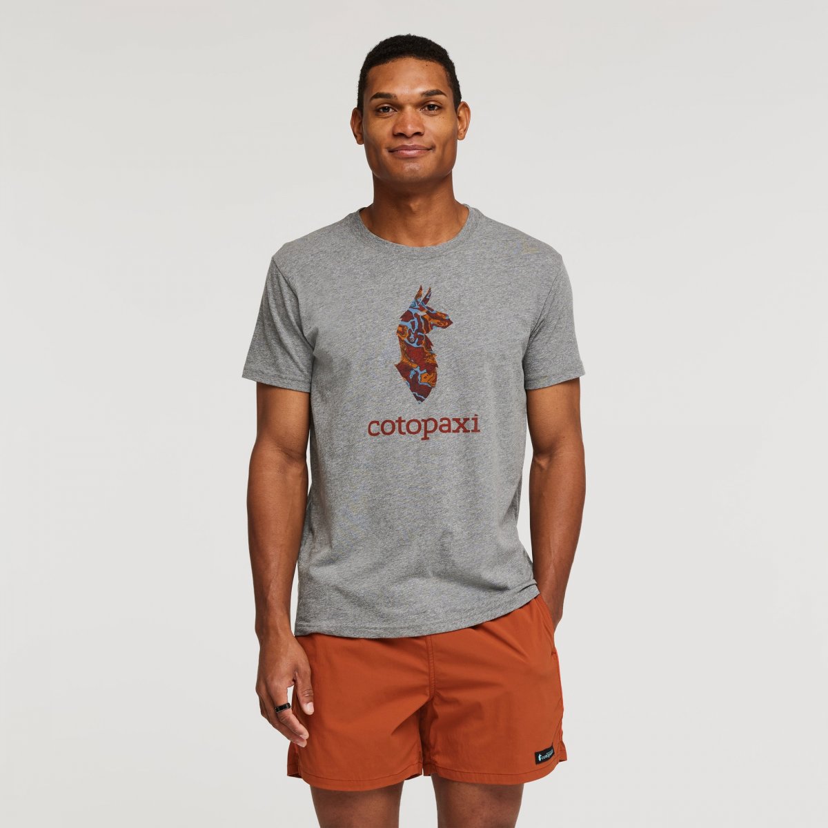 Altitude Llama Organic T-Shirt Man