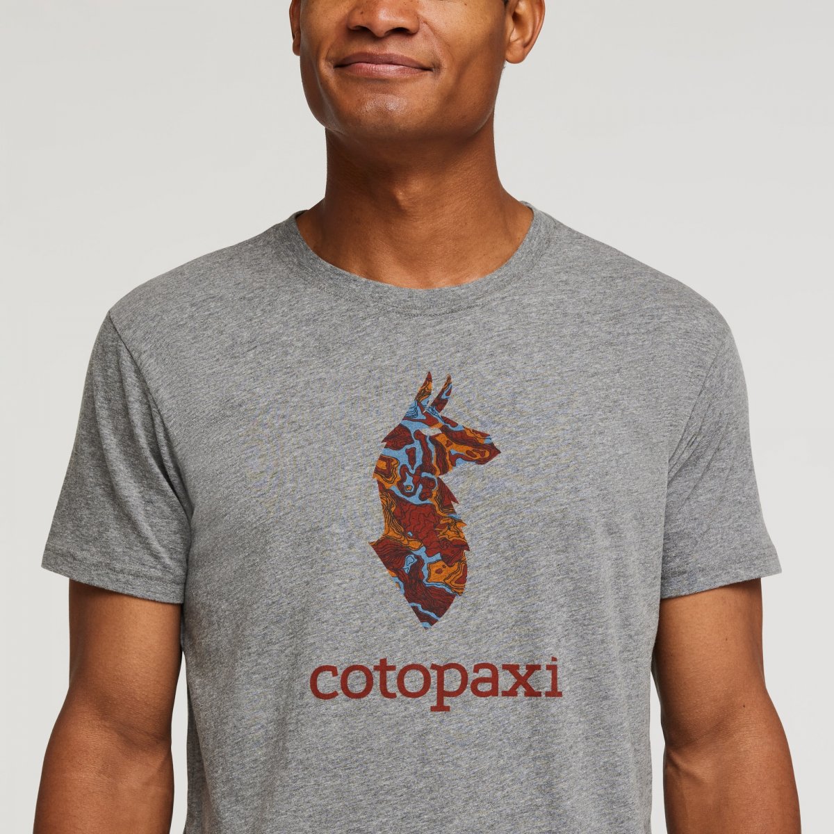Altitude Llama Organic T-Shirt Man