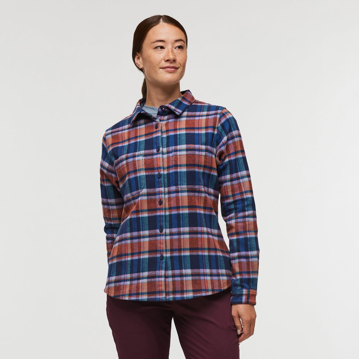 Mero Organic Flannel Shirt Woman