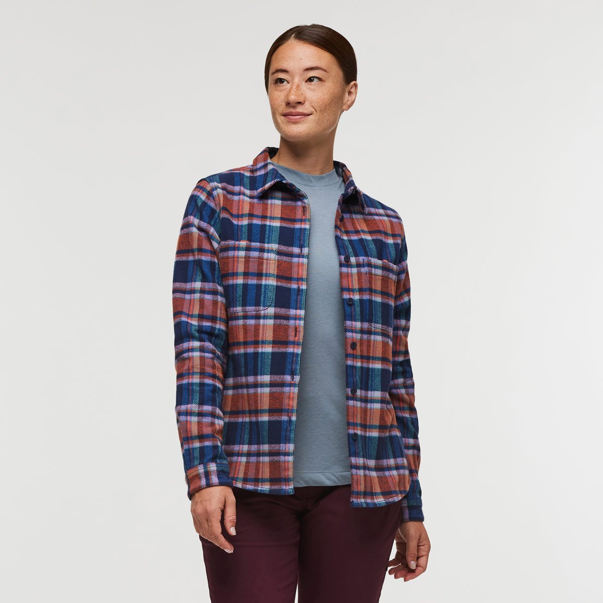 Mero Organic Flannel Shirt Woman