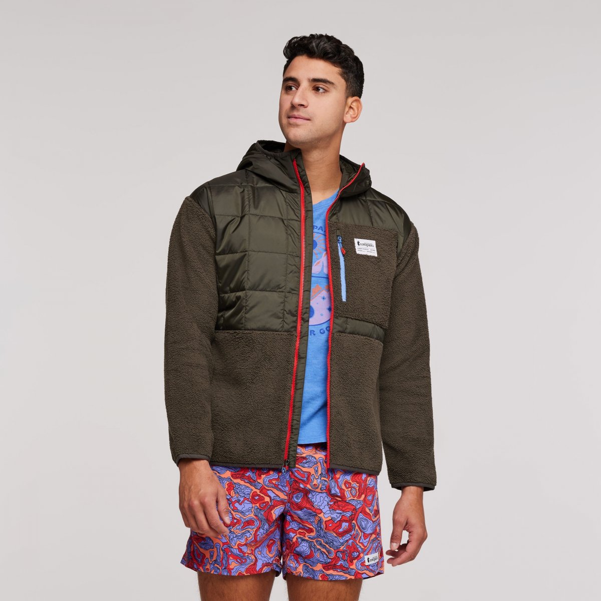 Trico Hybrid Hooded Jacket Man