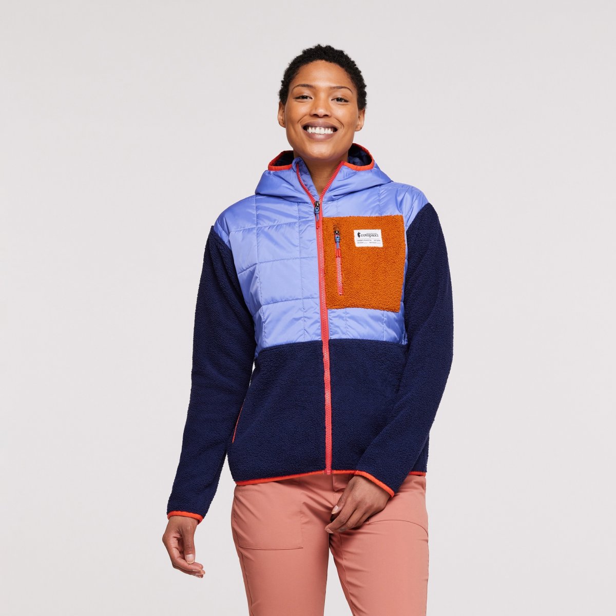 Trico Hybrid Hooded Jacket Woman