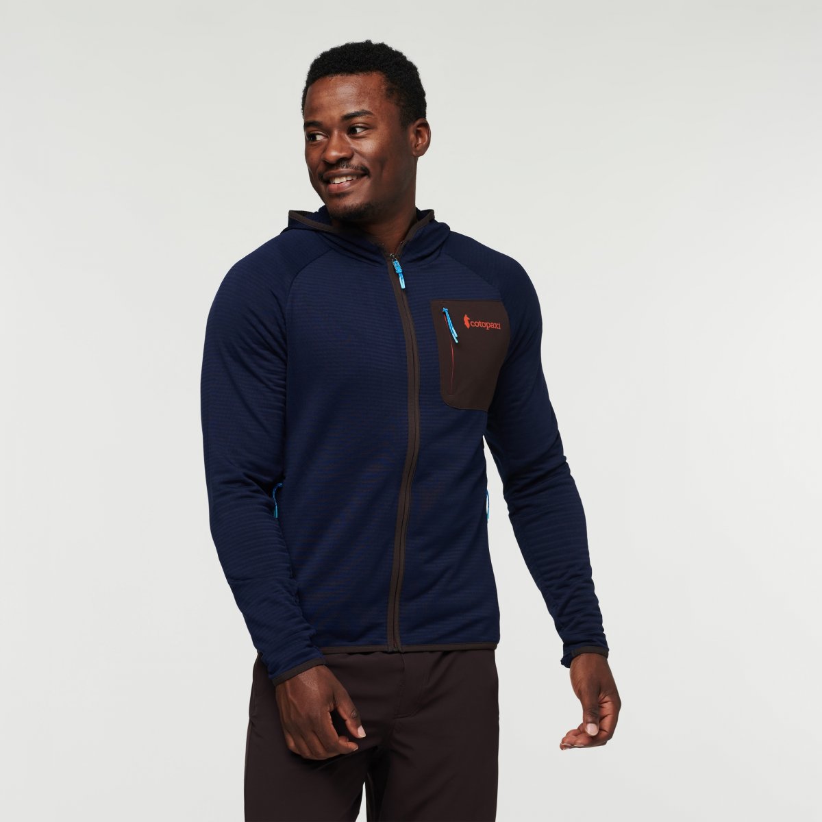 Otero Fleece Full-Zip Hooded Jacket Man