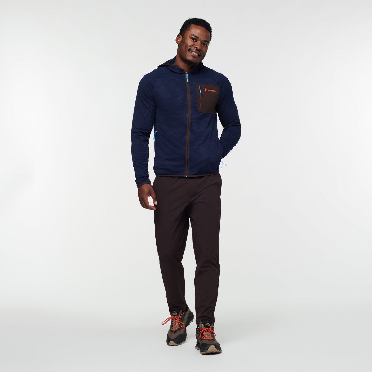 Otero Fleece Full-Zip Hooded Jacket Man