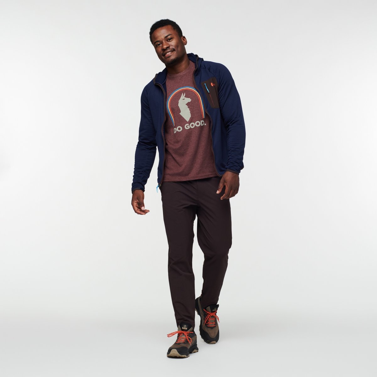 Otero Fleece Full-Zip Hooded Jacket Man