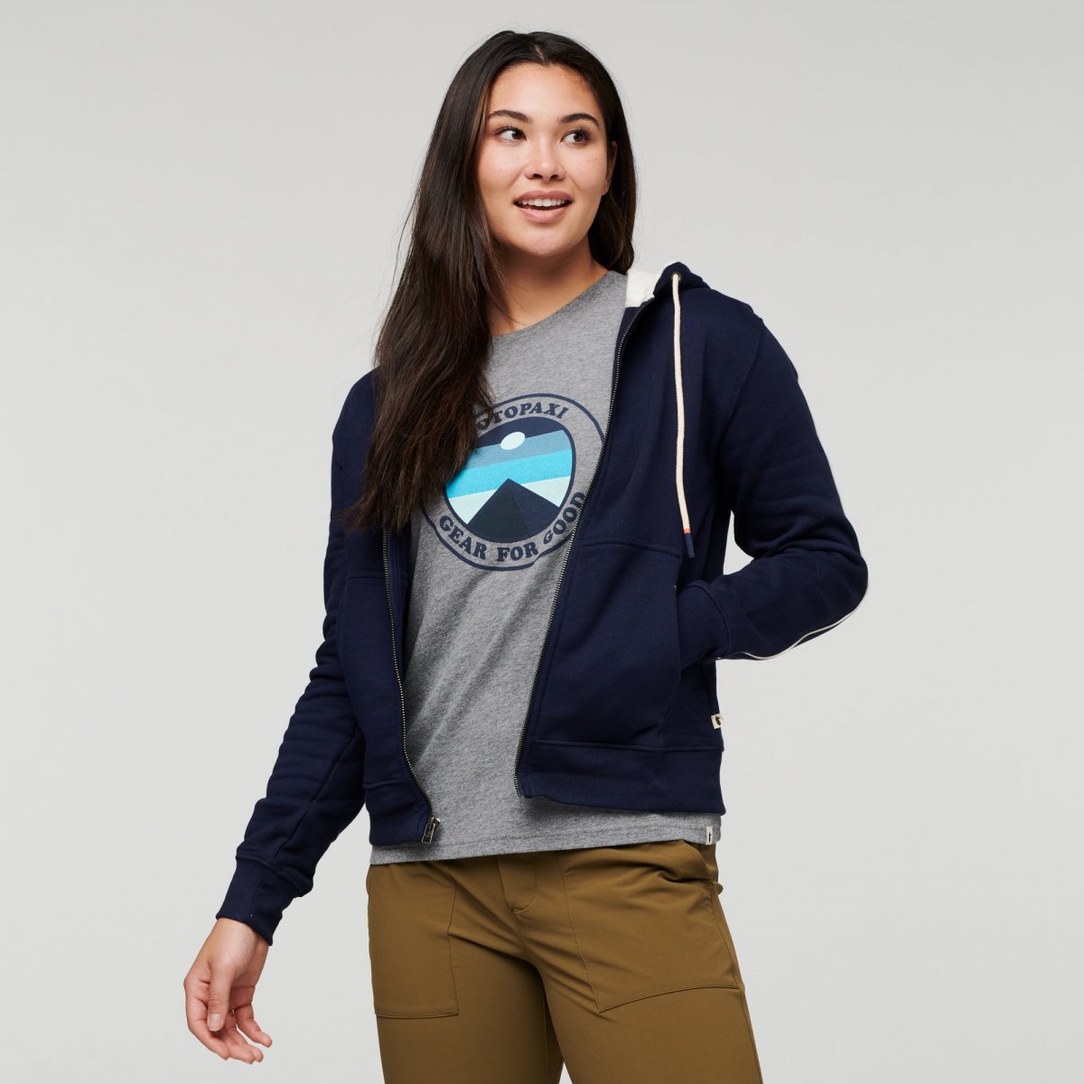 Do Good Organic Full-Zip Hoodie Woman