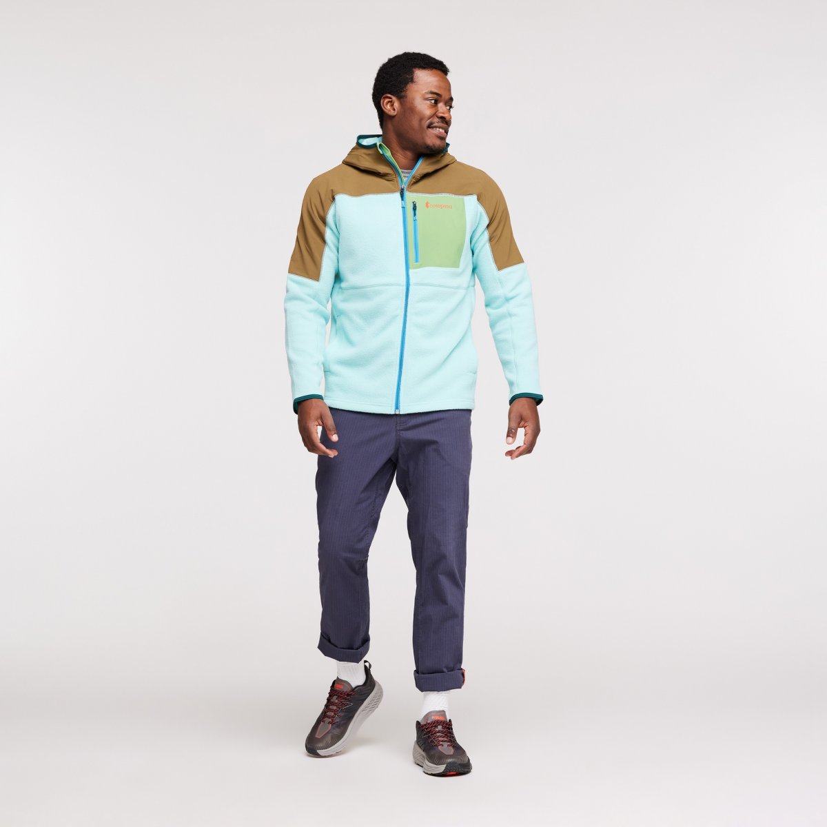 Abrazo Fleece Hooded Full-Zip Jacket Man
