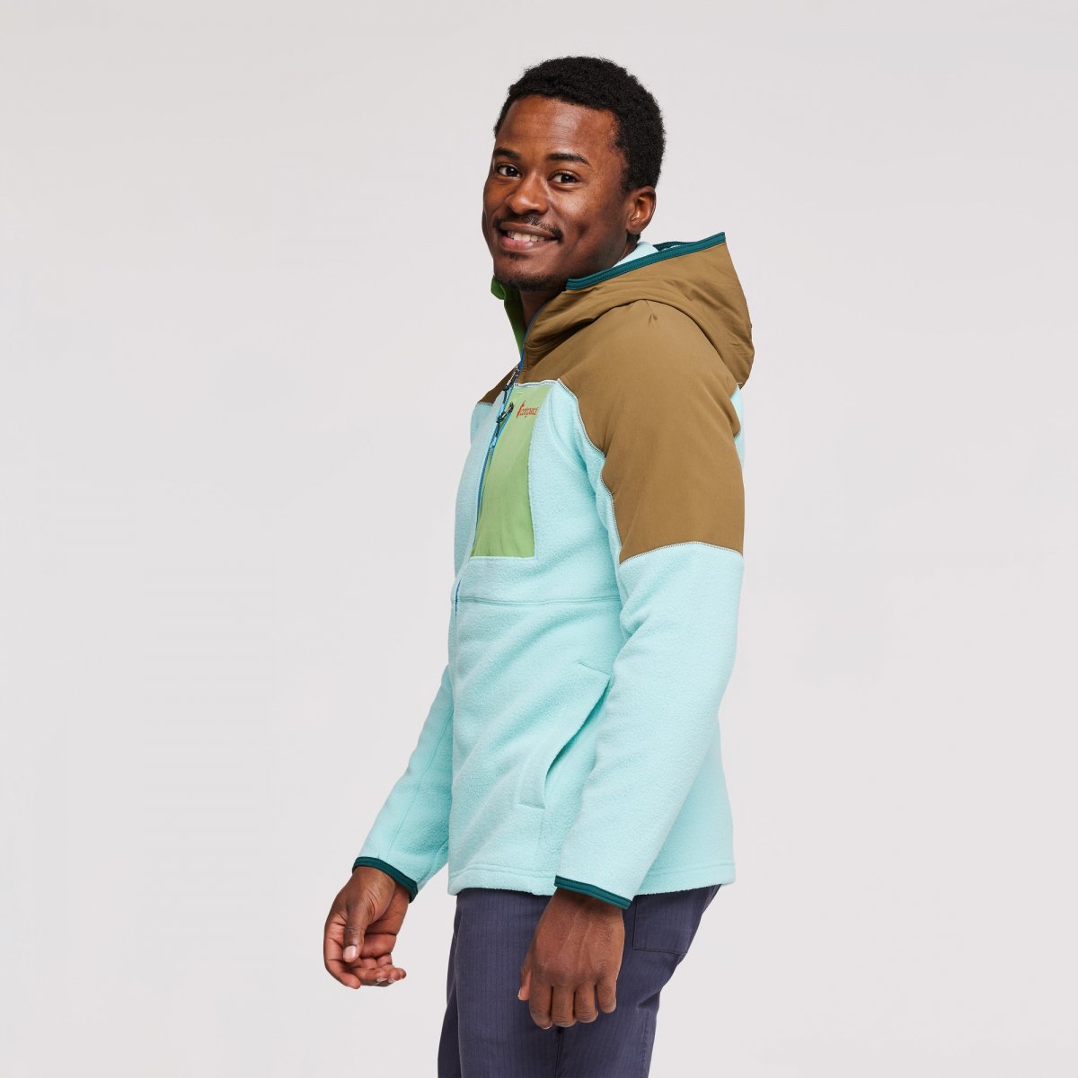 Abrazo Fleece Hooded Full-Zip Jacket Man