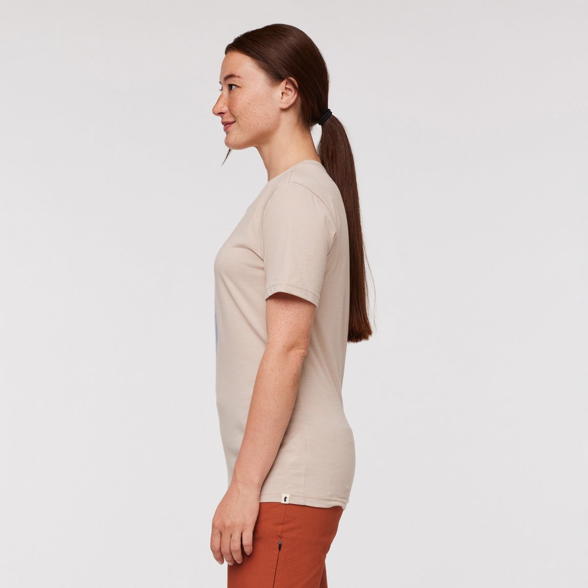 Llama Stripes Organic T-Shirt Woman