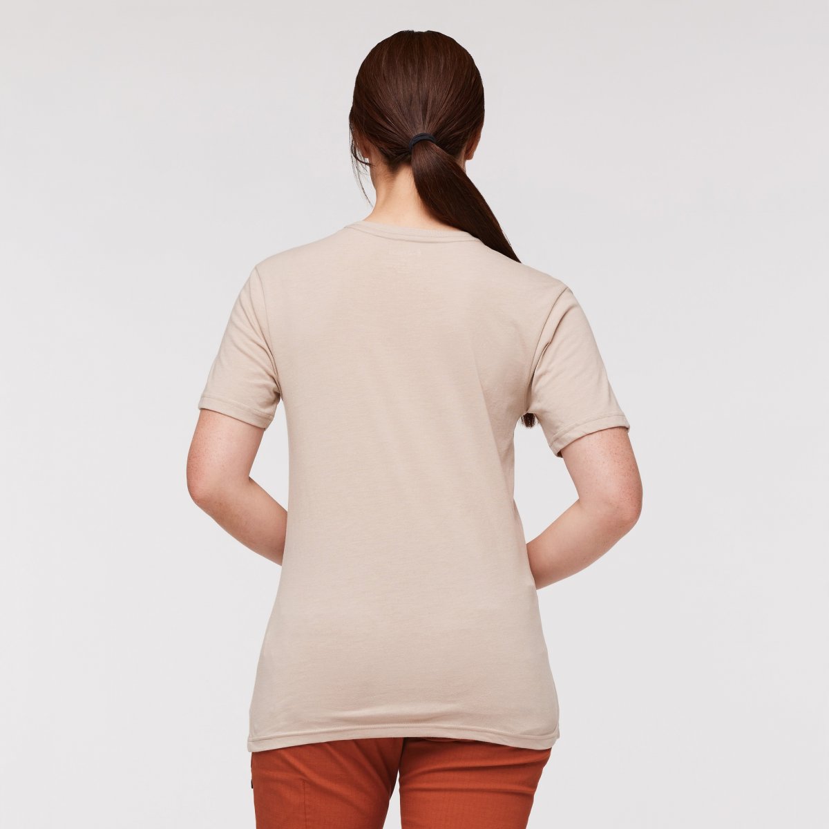 Llama Stripes Organic T-Shirt Woman