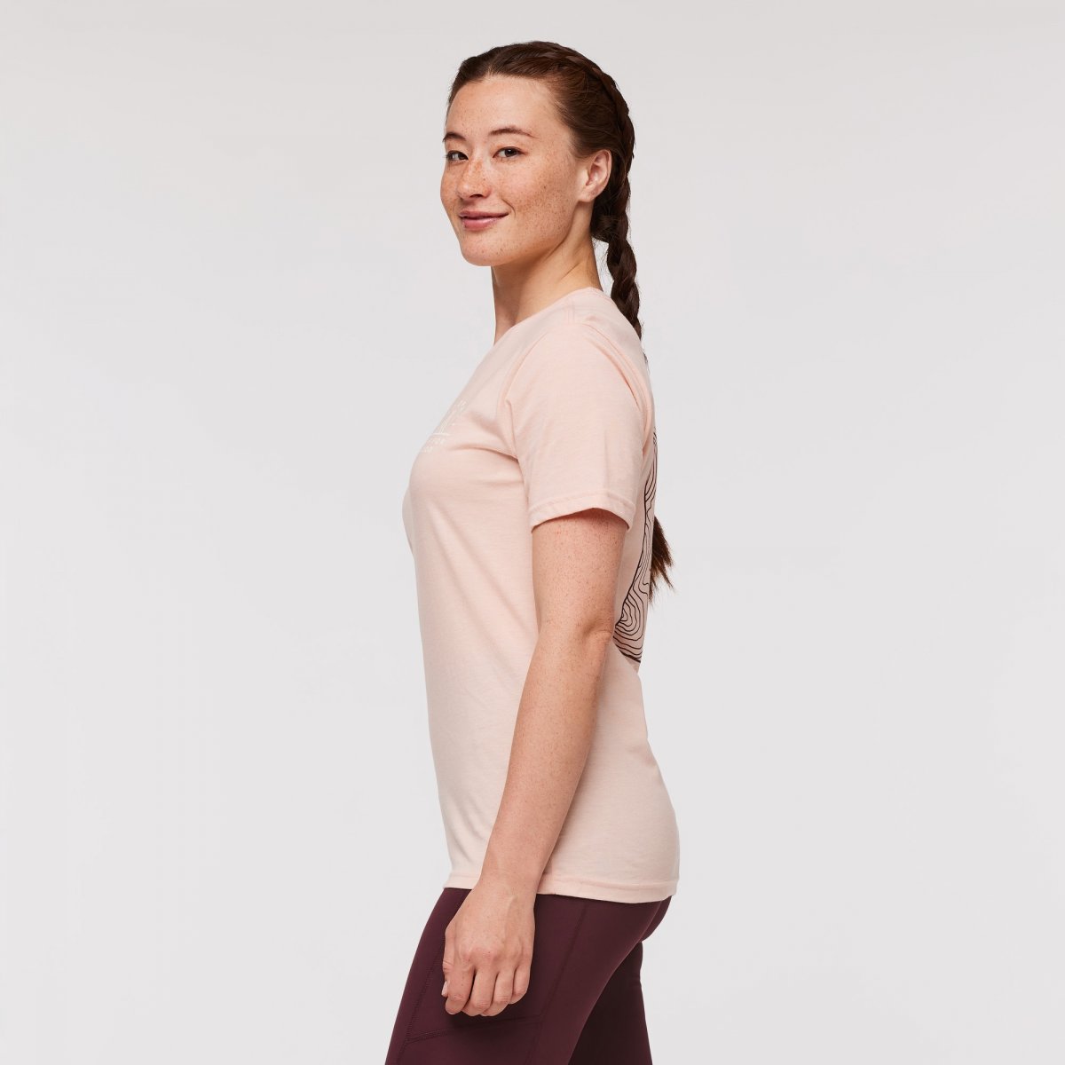 Llama Map Organic T-Shirt Woman