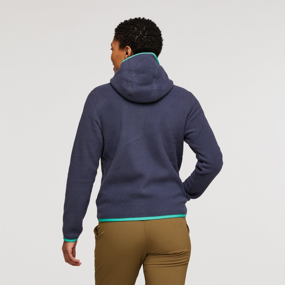 Teca Fleece Hooded Full-Zip Jacket Woman