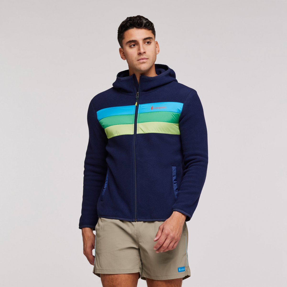 Teca Fleece Hooded Full-Zip Jacket Man