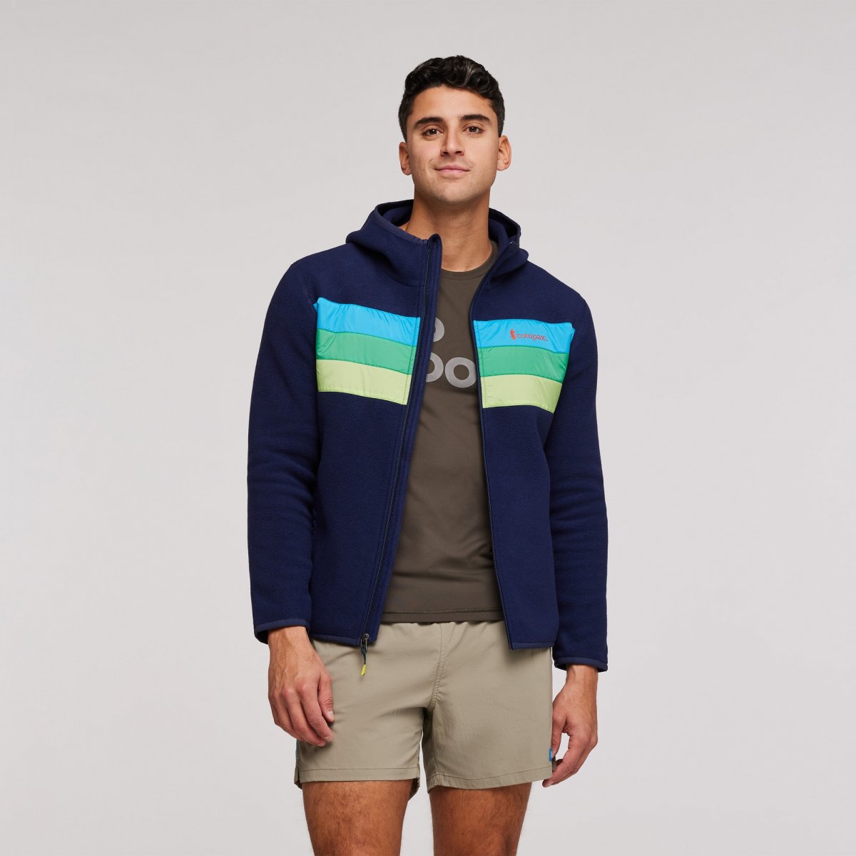 Teca Fleece Hooded Full-Zip Jacket Man