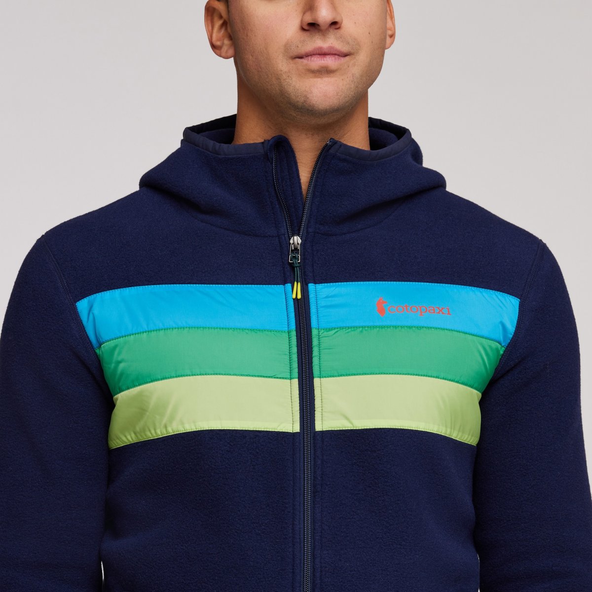 Teca Fleece Hooded Full-Zip Jacket Man
