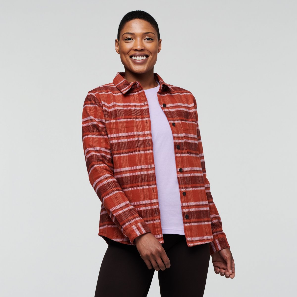 Mero Organic Flannel Shirt Woman