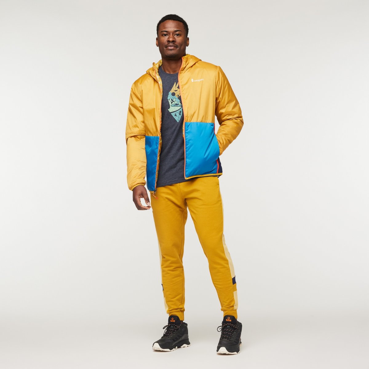 Teca Calido Hooded Jacket Print Man