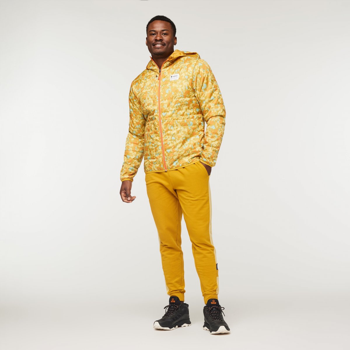 Teca Calido Hooded Jacket Print Man